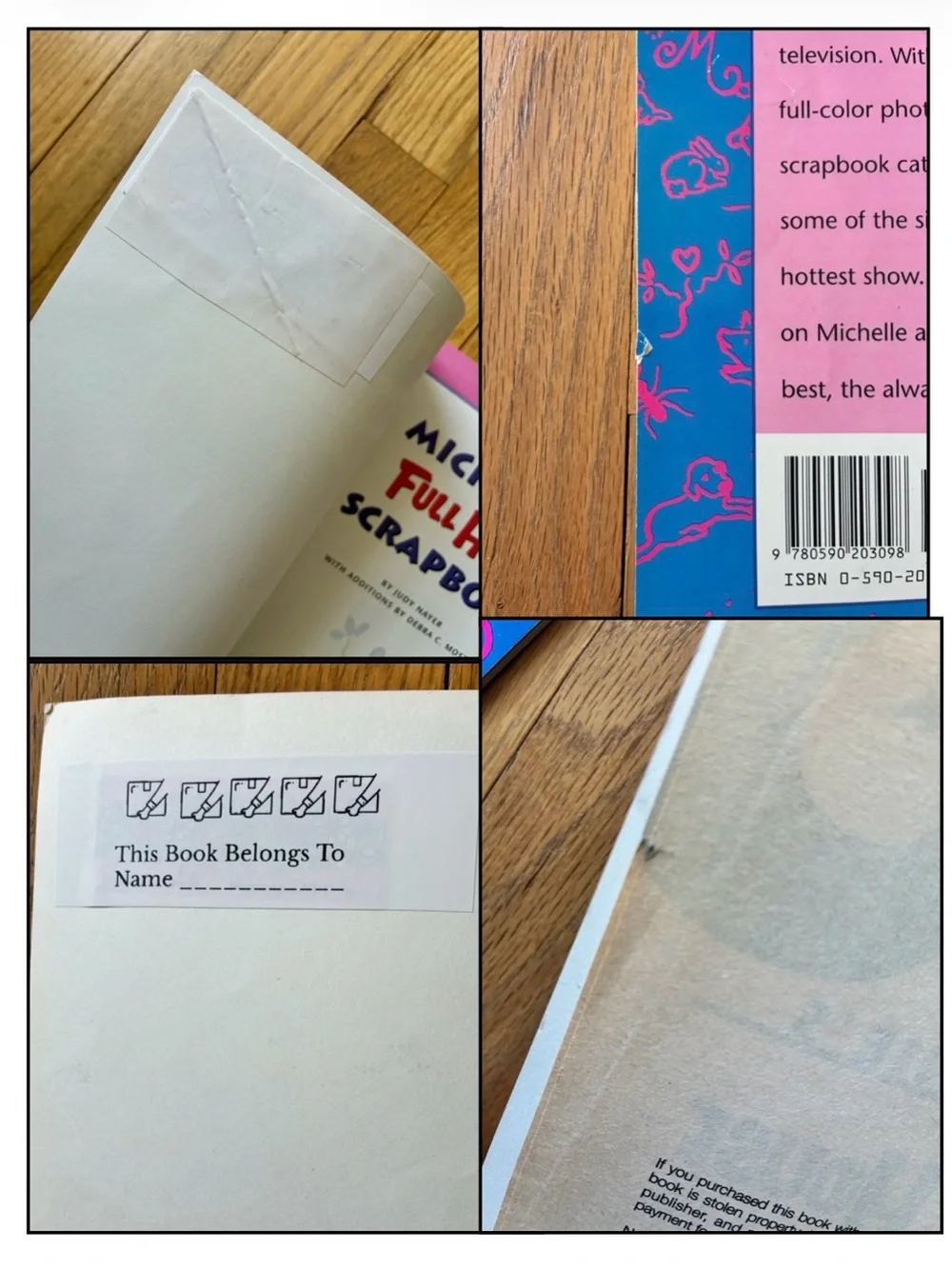 Full House/Olsen twins 3 Books.  Softcover, 90’s. Full color photos in all books